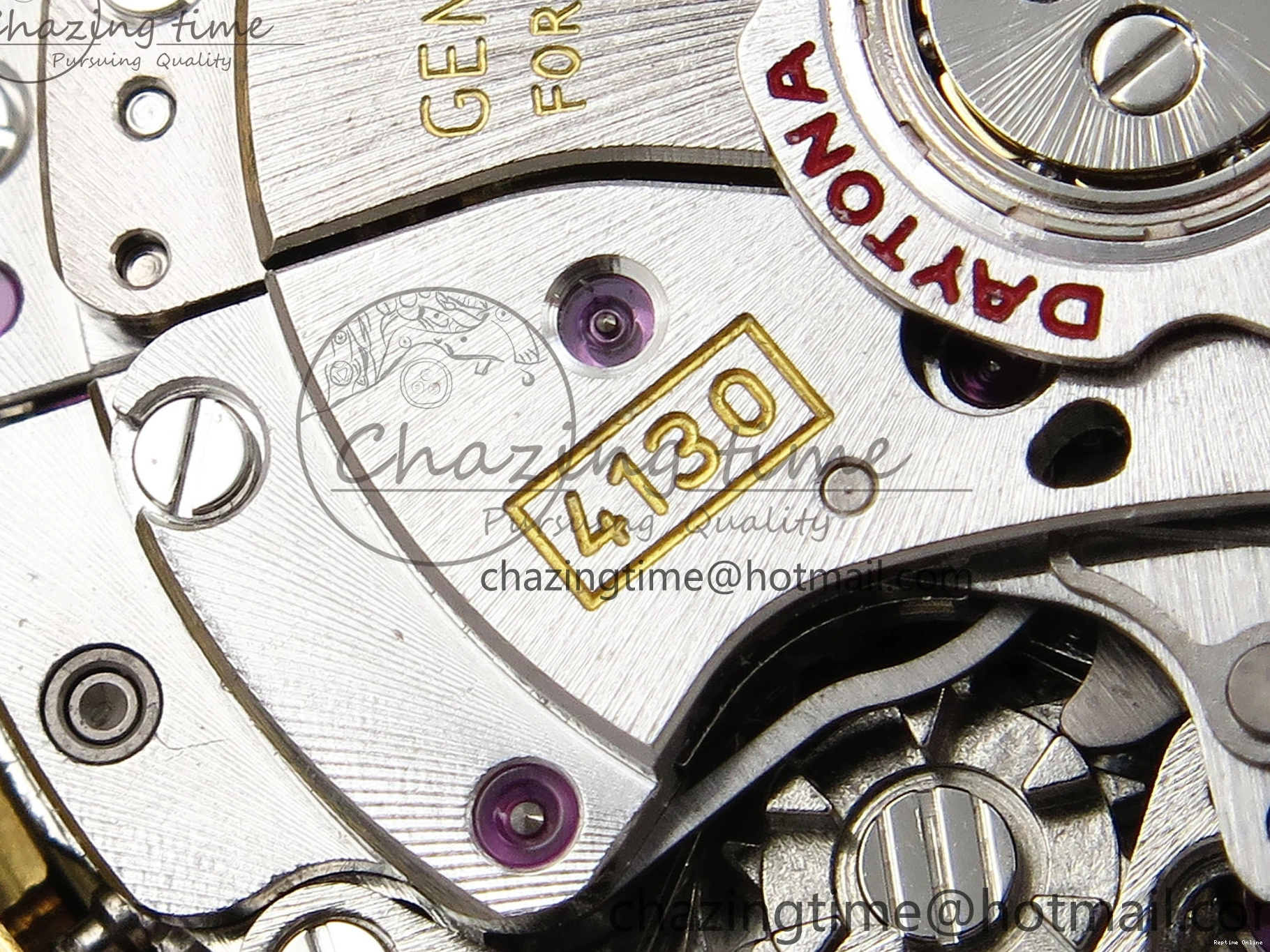0520 Durable Daytona 116508 QF 1:1 Best Edition Black Dial on YG Bracelet SH4130 V3 (Gain Weight) 1717